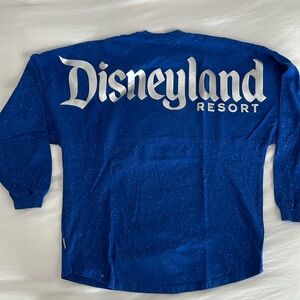 Royal blue glitter Disney spirit jersey